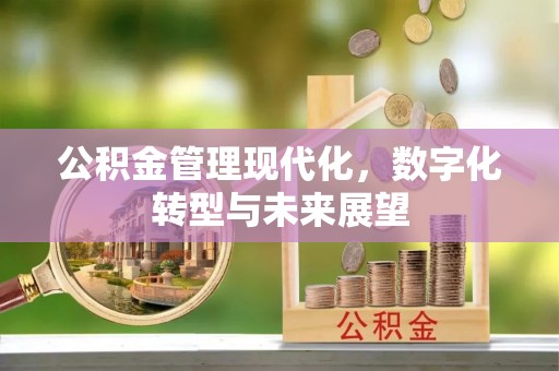 内门公积金管理现代化，数字化转型与未来展望