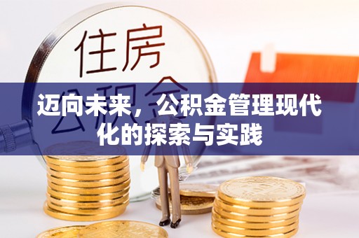 内门迈向未来，公积金管理现代化的探索与实践