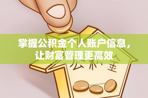 内门掌握公积金个人账户信息，让财富管理更高效
